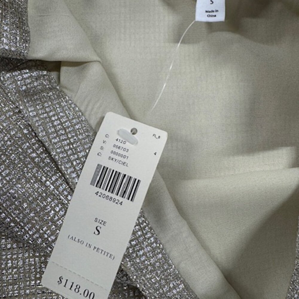NWT Anthropologie Marcia Metallic Skirt by ISLA MAUDE - Picture 5 of 6